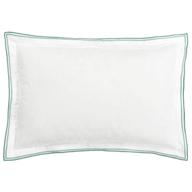 Designers Guild Astor Pair of Oxford Pillowcases Porcelain Green