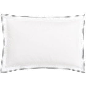 Designers Guild Astor Pair of Oxford Pillowcases Silver Slate