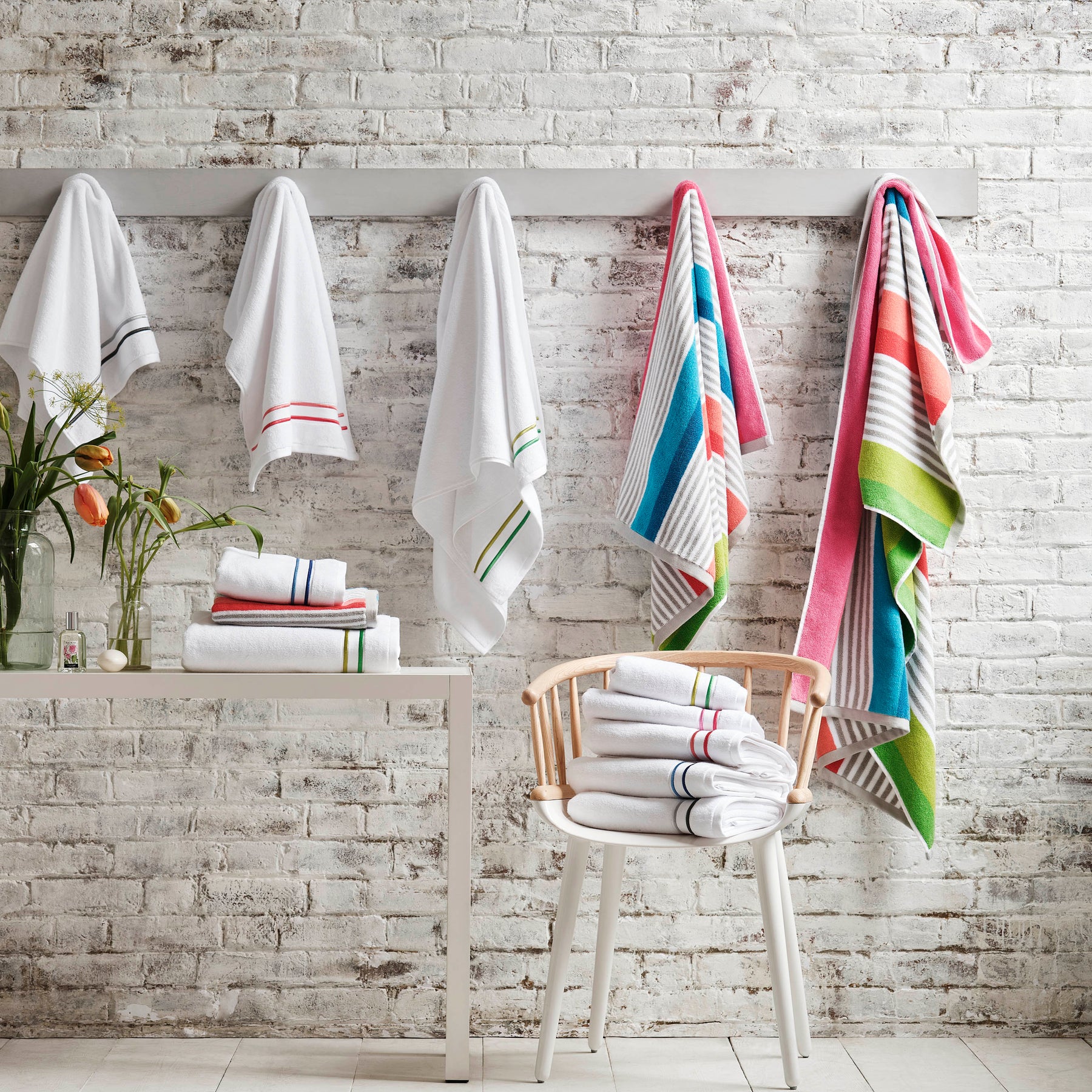 Designers Guild Astor Towel Silver & Slate