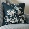 Laura Ashley Attleton 43cm x 43cm Filled Cushion Midnight Seaspray