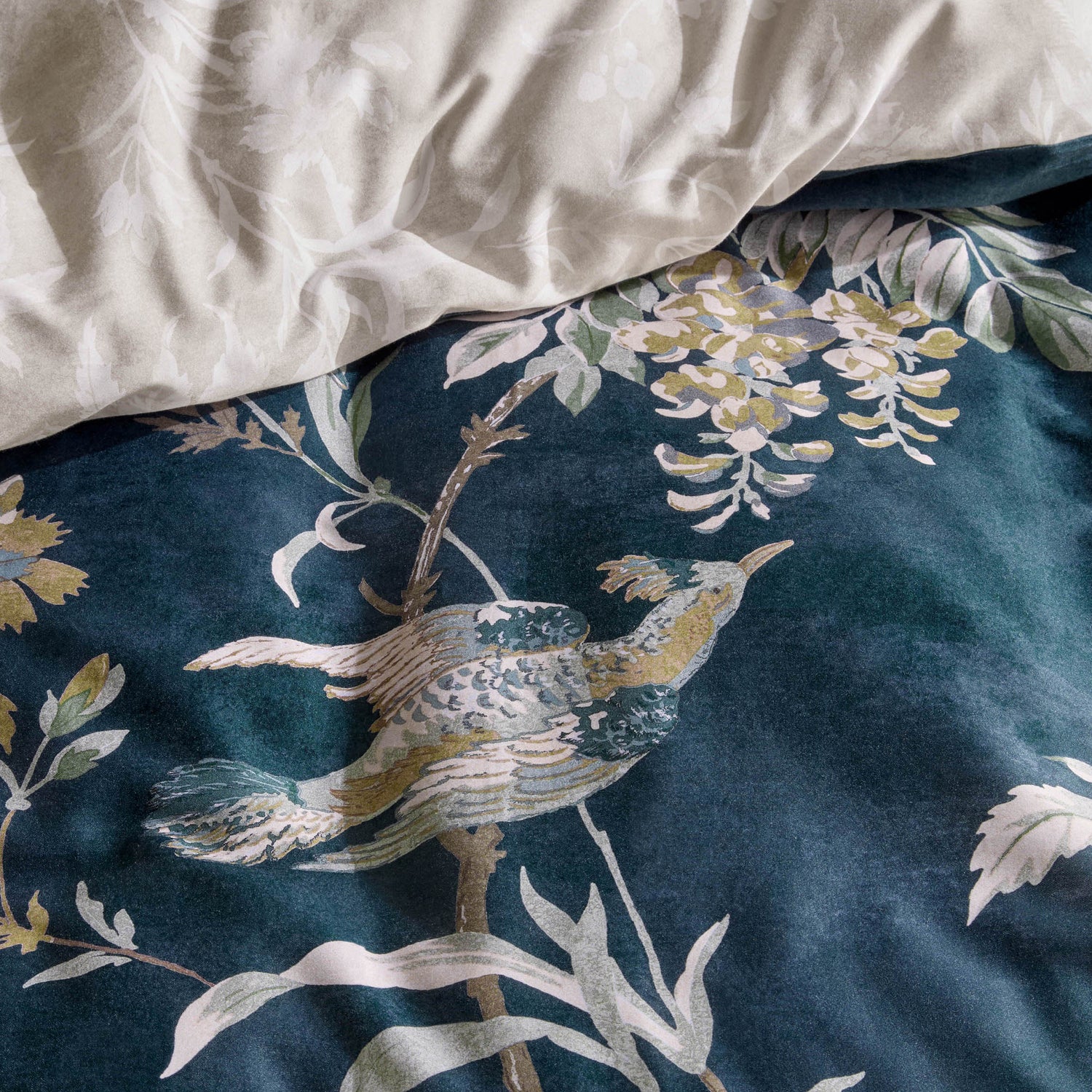 Laura Ashley Attleton Duvet Cover Bedding Set Heritage Blue
