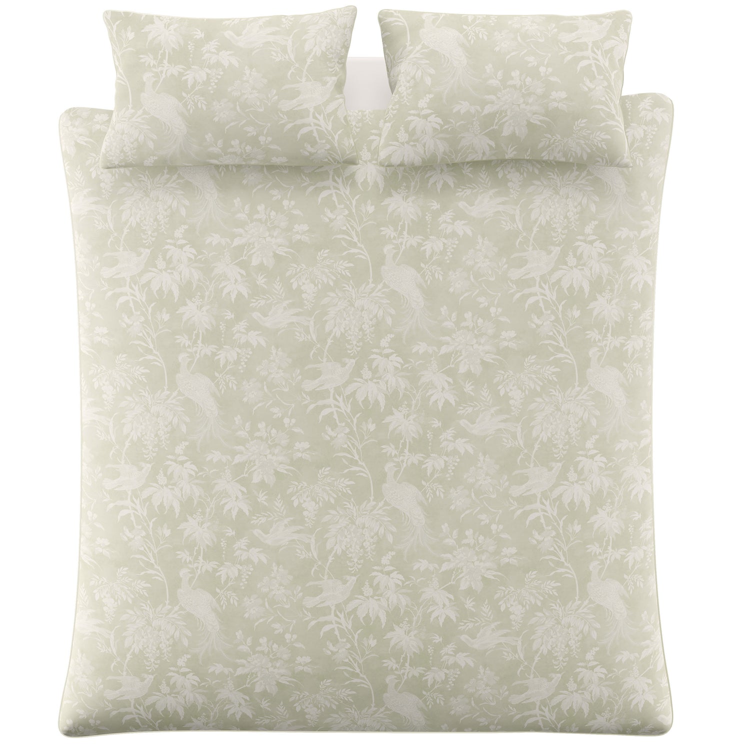 Laura Ashley Attleton Duvet Cover Bedding Set Multi Sage