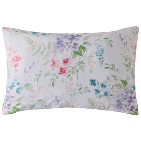 Laura Ashley Aulden Flowers Pillowcase Housewife Lavender