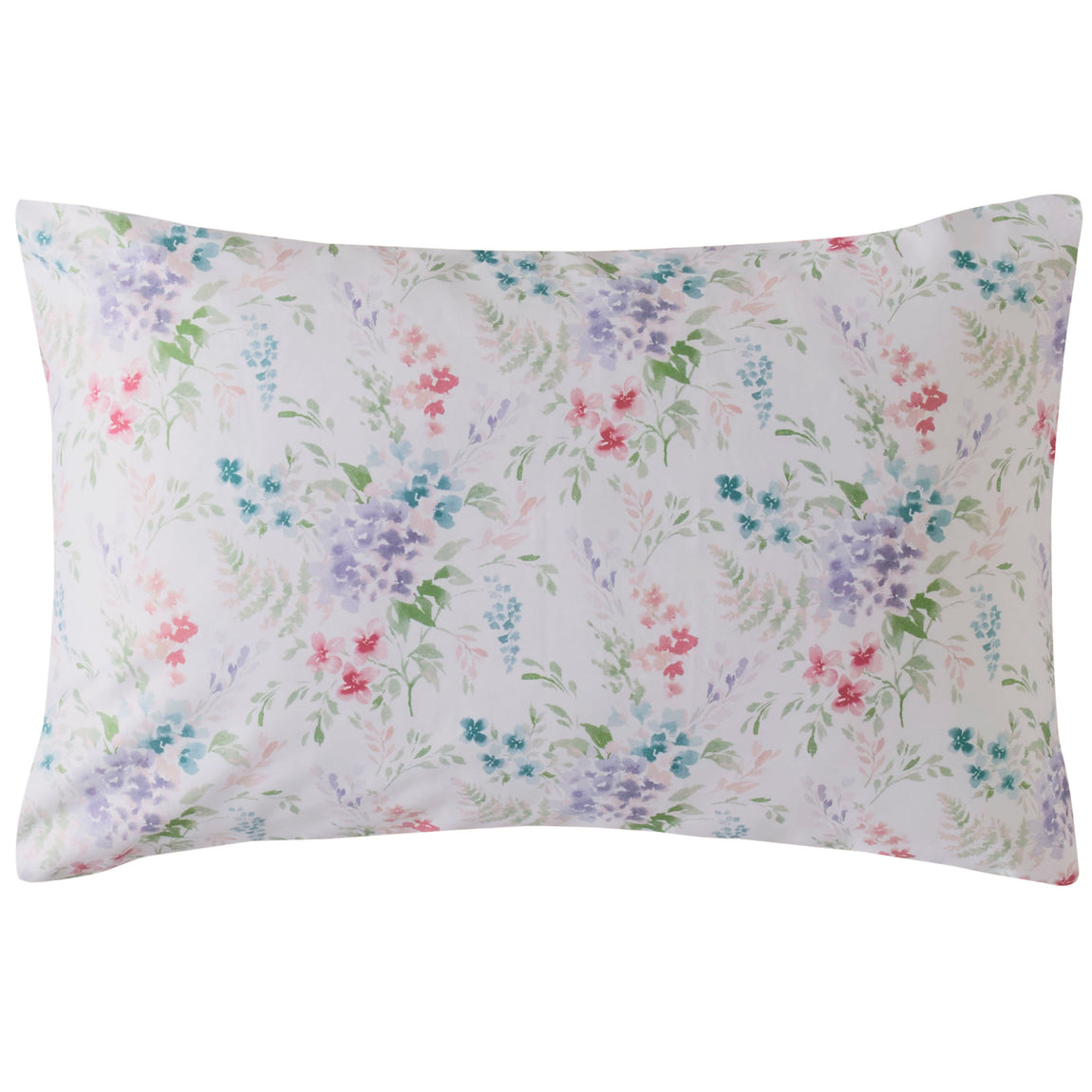 Laura Ashley Aulden Flowers Pillowcase Housewife Lavender