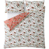 Laura Ashley Autumnal Woodland Duvet Cover Bedding Set Crimson Red