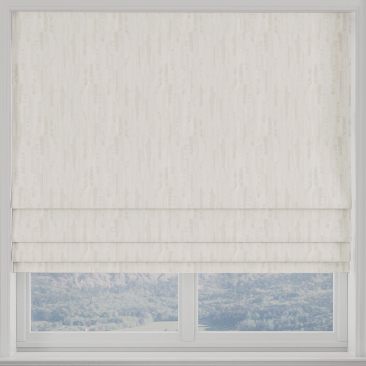 Sophie Made to Measure Roman Blind Silver