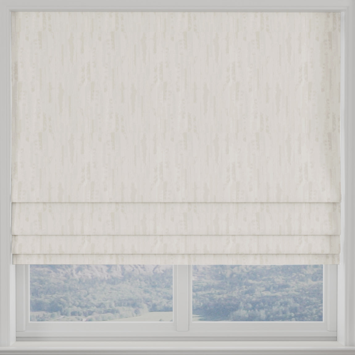 Sophie Made to Measure Roman Blind Silver