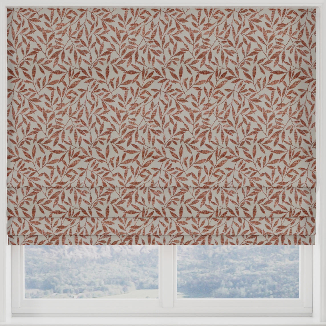 Abele Made to Measure Roman Blind Terracotta