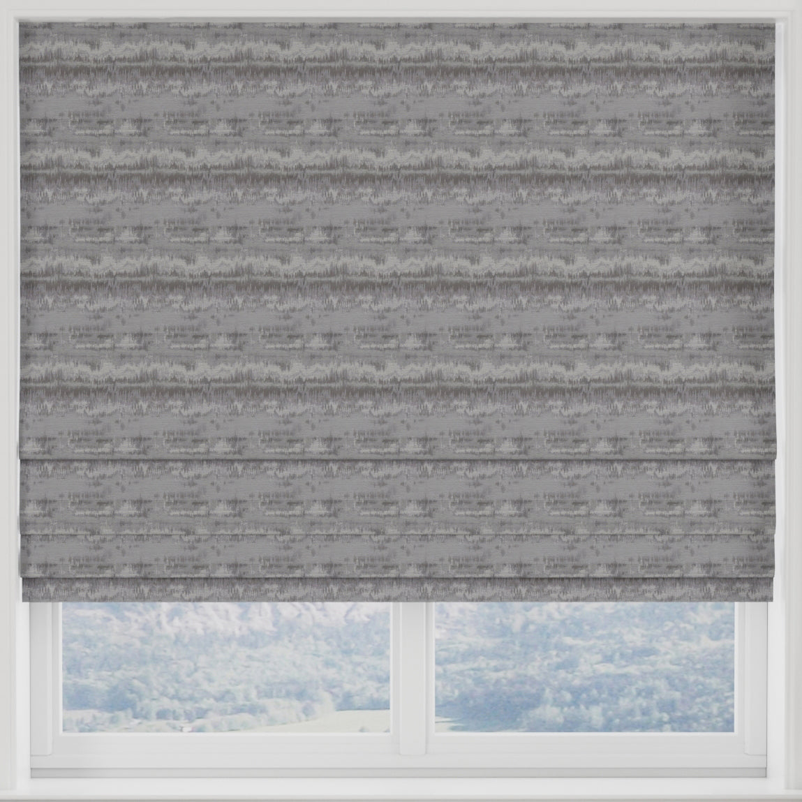 Cancun Made to Measure Roman Blind Grey