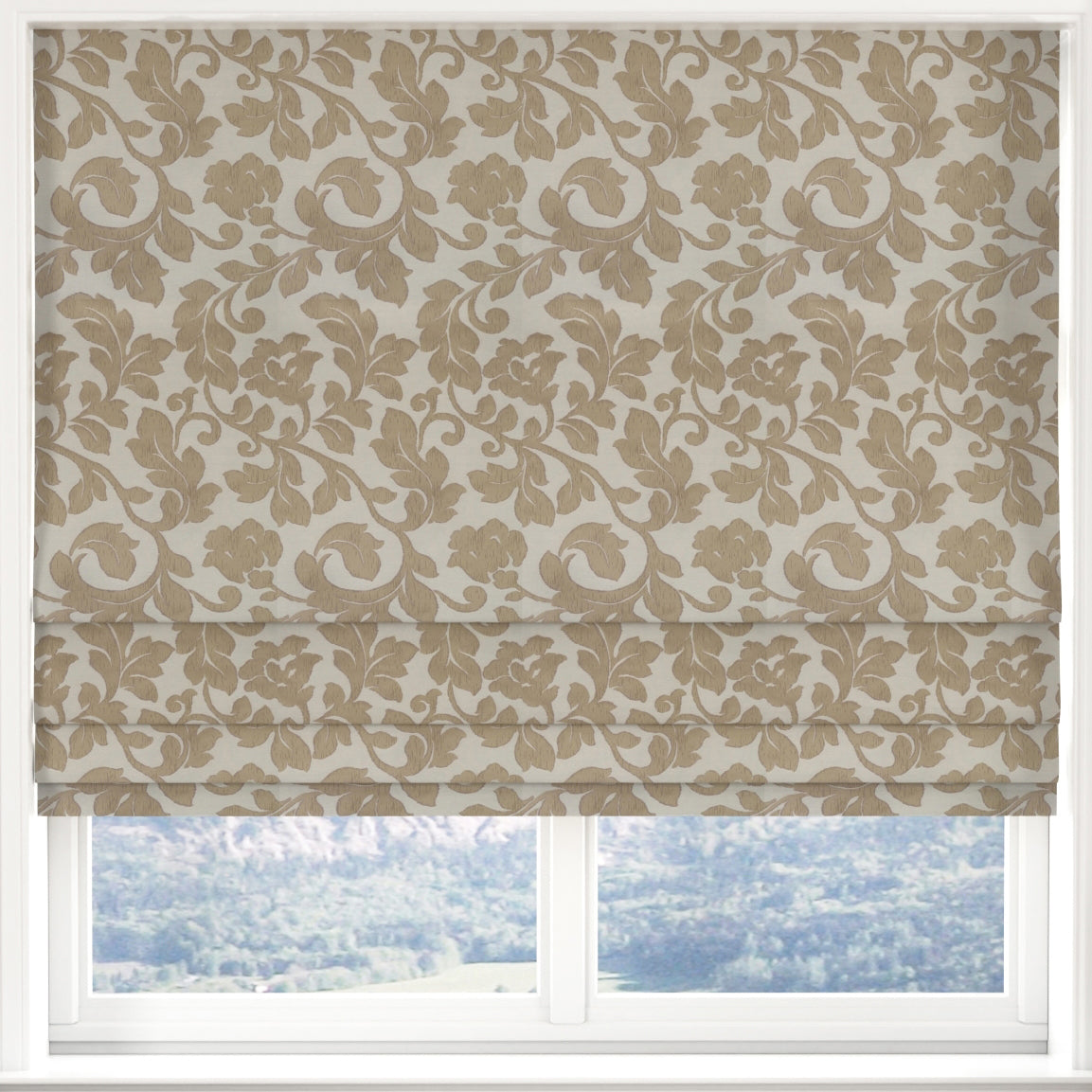 Cascina Made to Measure Roman Blind Natural