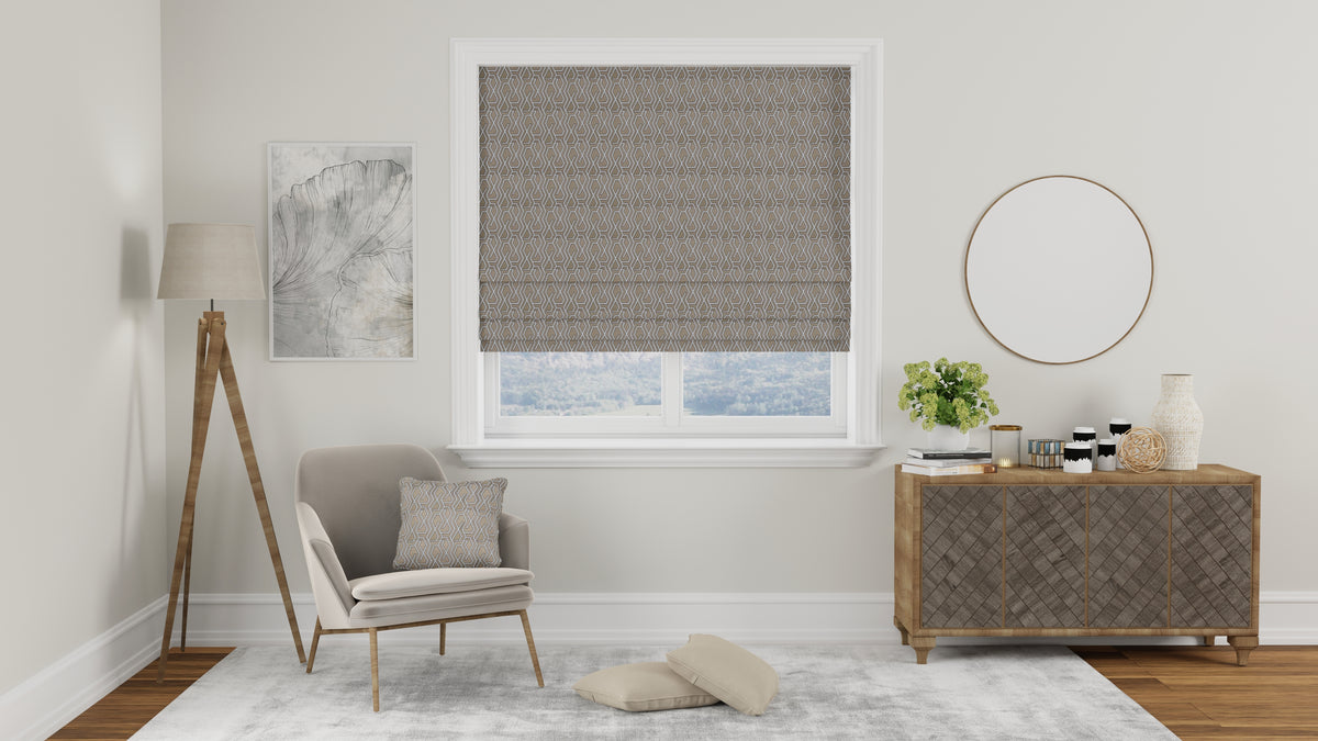 Manhattan Made to Measure Roman Blind Espresso