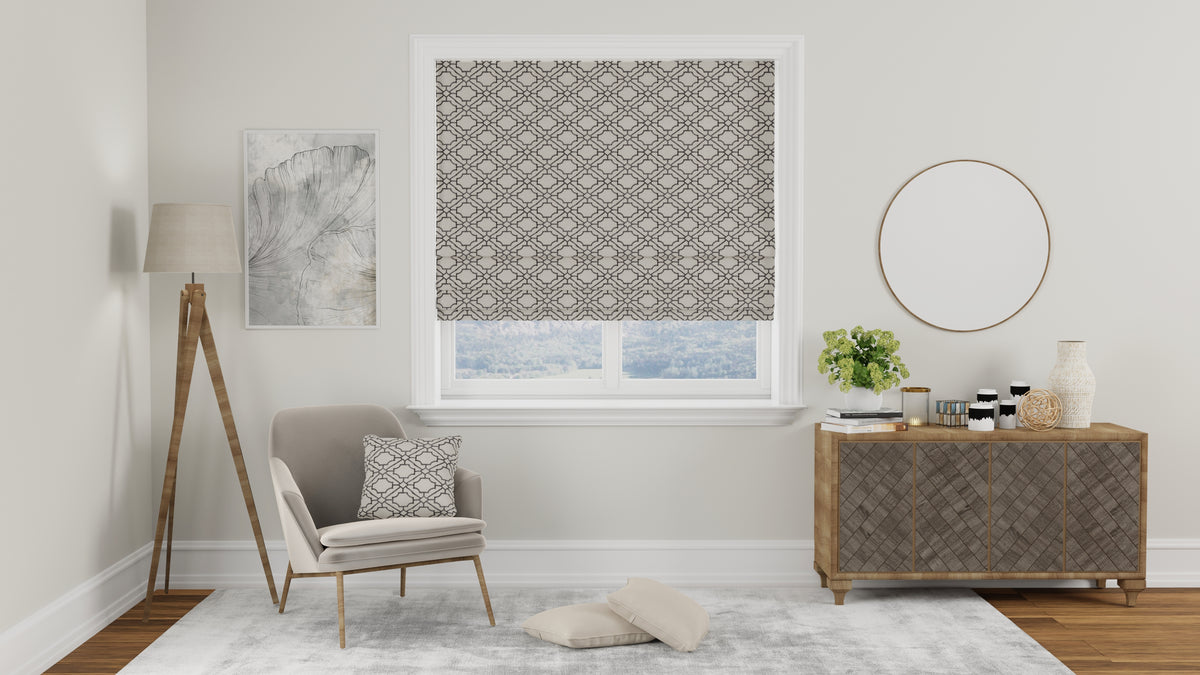 Rocco Made to Measure Roman Blind Graphite