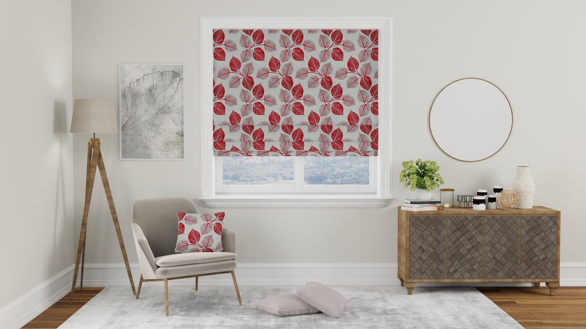 Tanomah Made to Measure Roman Blind Wine