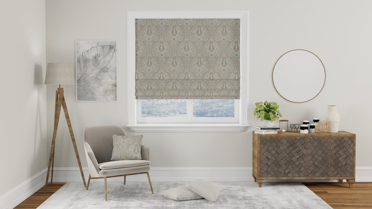 Tegola Made to Measure Roman Blind Natural