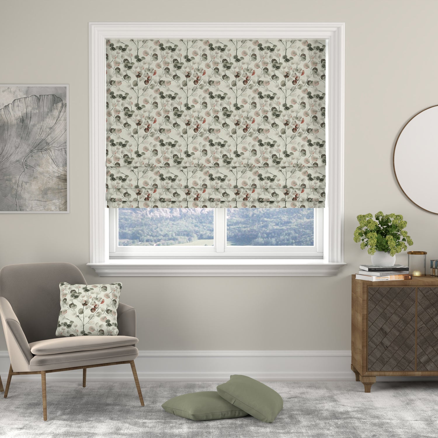 ANTE DECOR Honesty Made to Measure Roman Blind Dusk