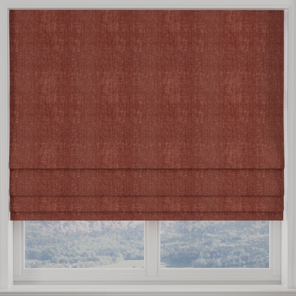 Luxuria Made to Measure Roman Blind Sienna