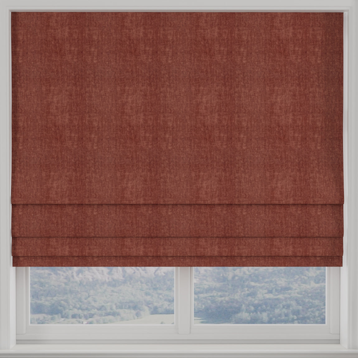 Luxuria Made to Measure Roman Blind Sienna