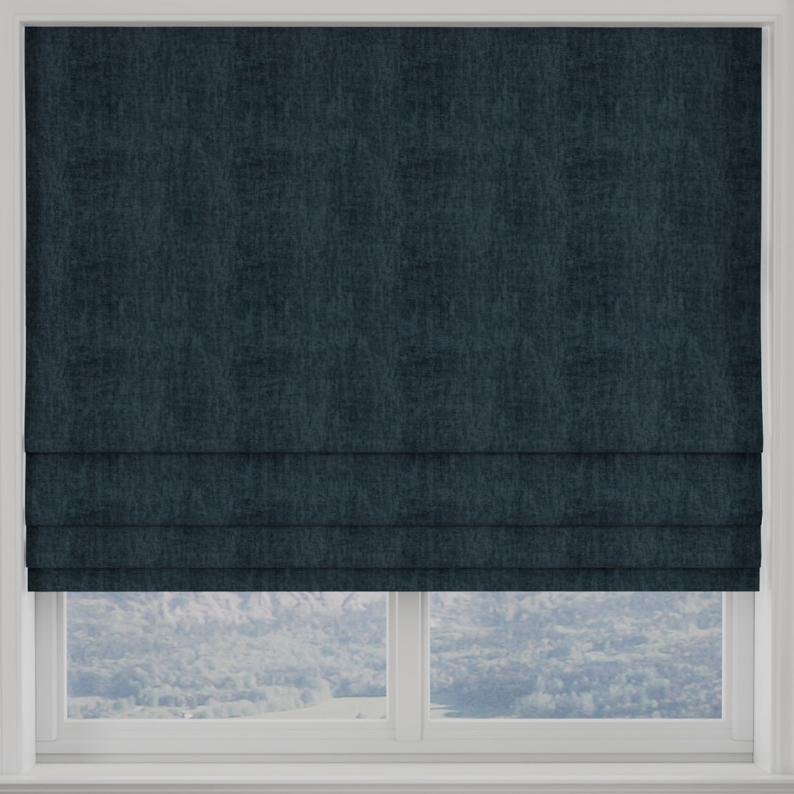 Luxuria Made to Measure Roman Blind Navy