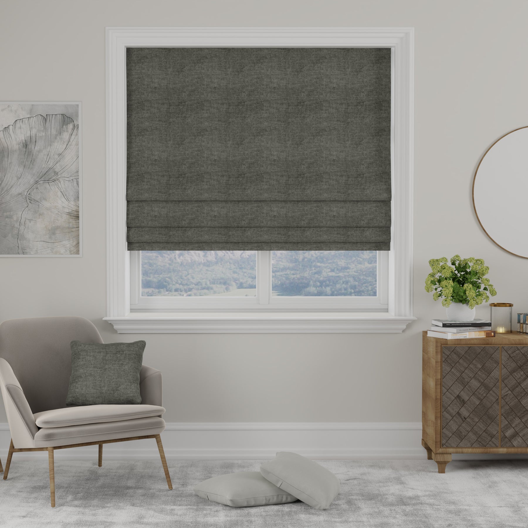 Luxuria Made to Measure Roman Blind Iron