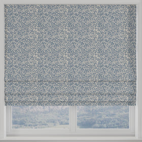 Heritage Salix Made to Measure Roman Blind Wedgewood Blue