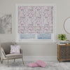 Wildflowers Made to Measure Roman Blind Soft Pink