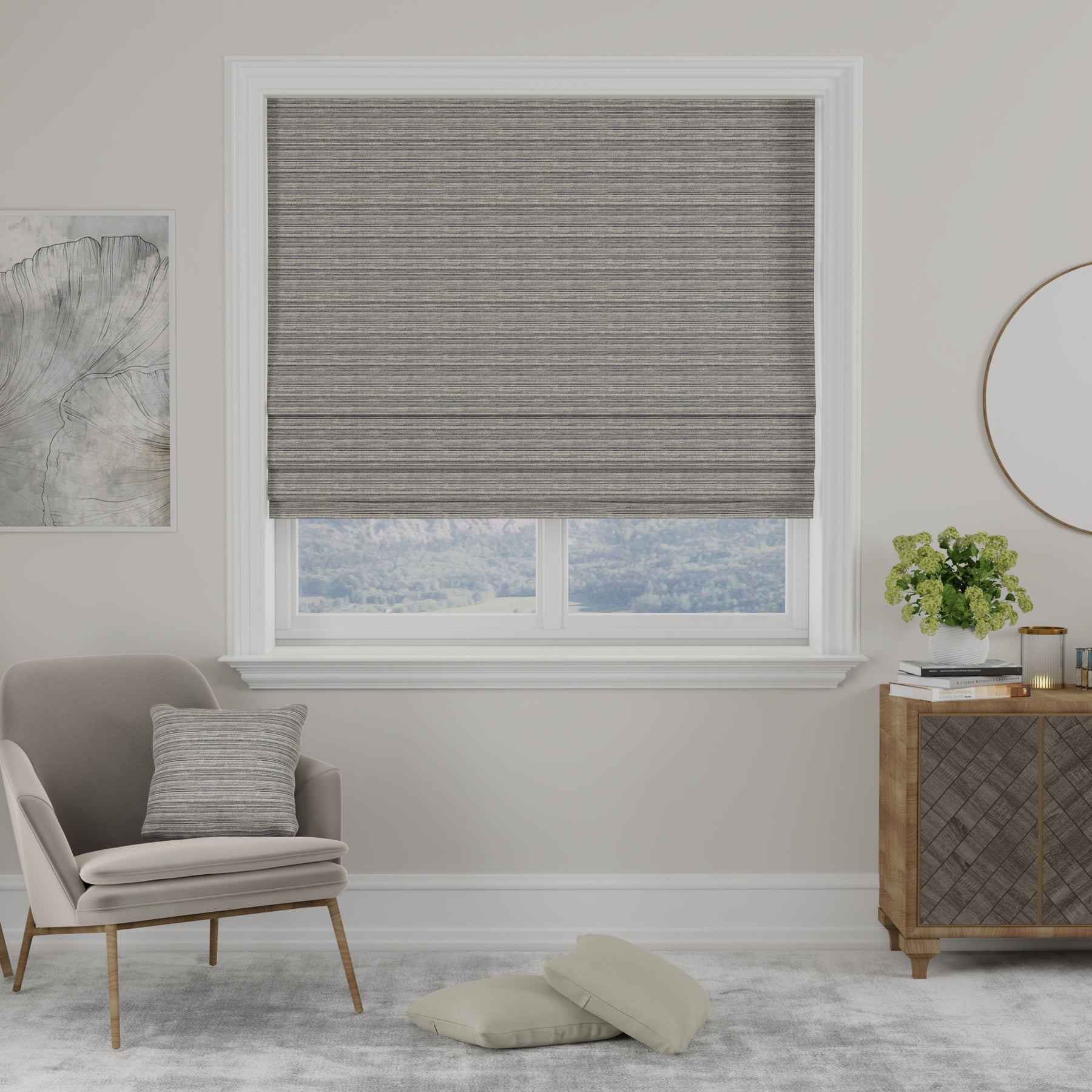 Navarro Made to Measure Roman Blind Navy