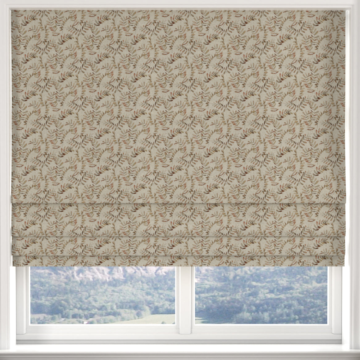 ANTE DECOR Lamina Made to Measure Roman Blind Umbre