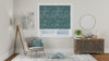 Arcadia Made to Measure Roman Blind Turquoise