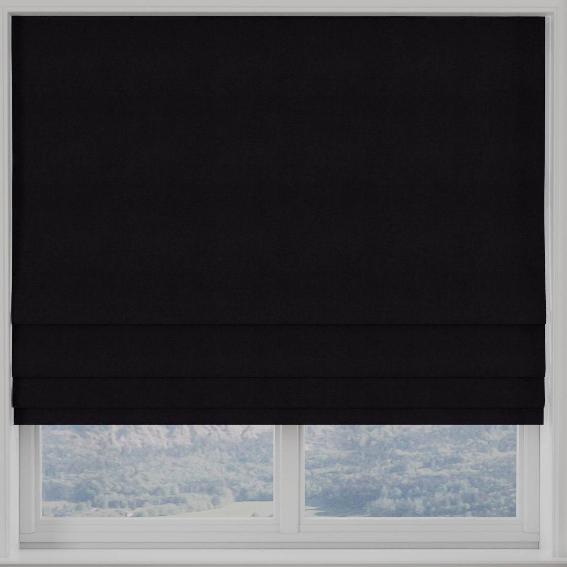 Elvira Made to Measure Roman Blind Graphite