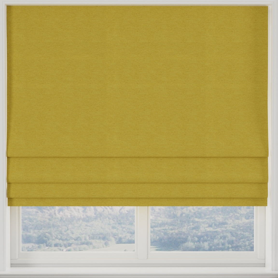 Kensington Made to Measure Roman Blind Chartreuse