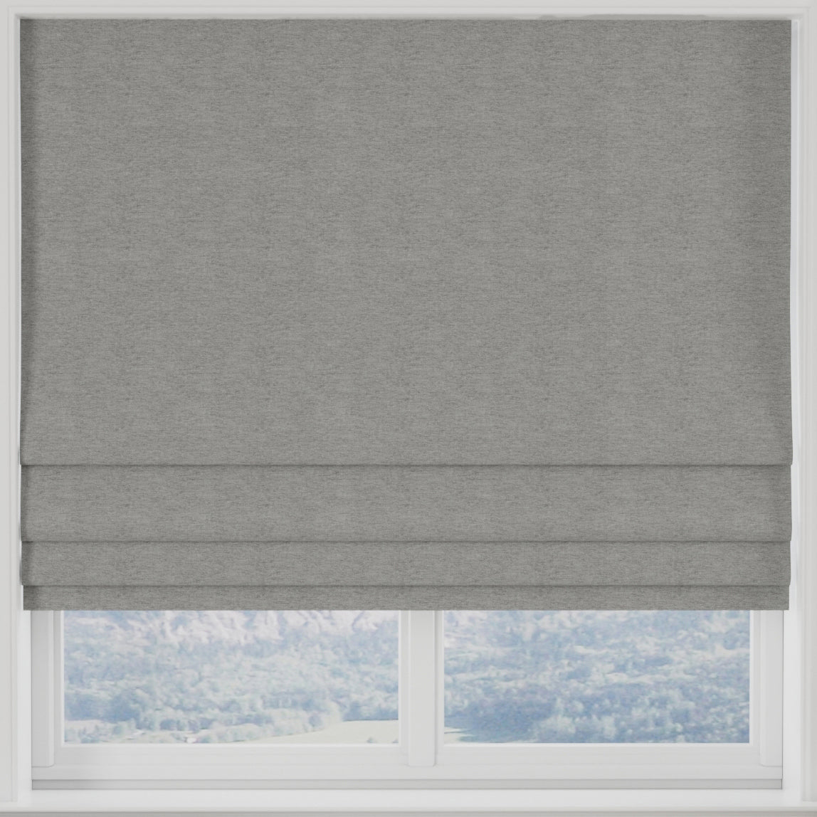 Kensington Made to Measure Roman Blind Dove Grey