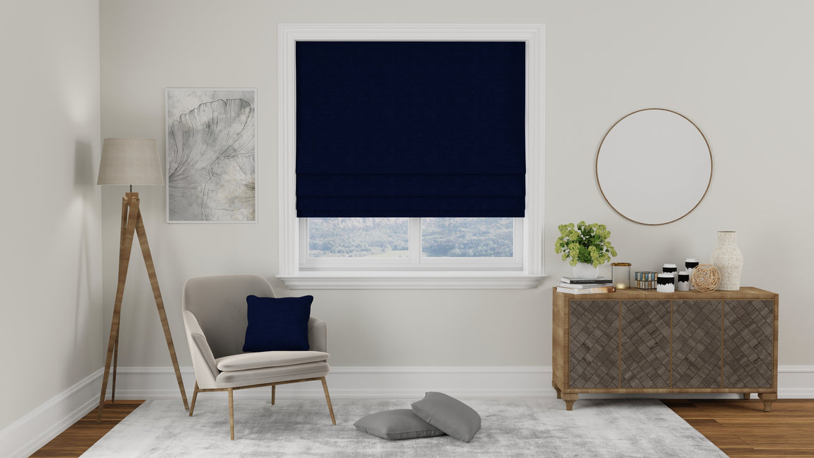 Kensington Made to Measure Roman Blind Navy