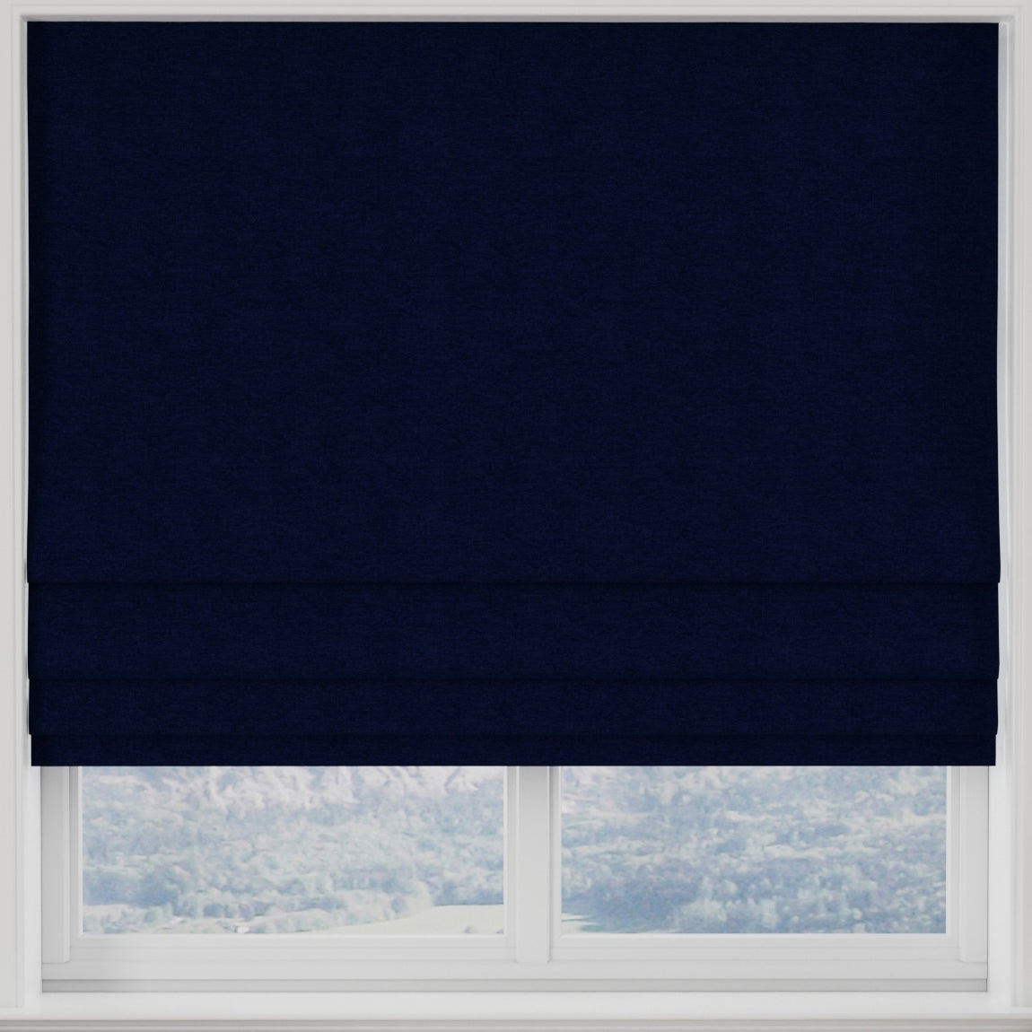 Kensington Made to Measure Roman Blind Navy
