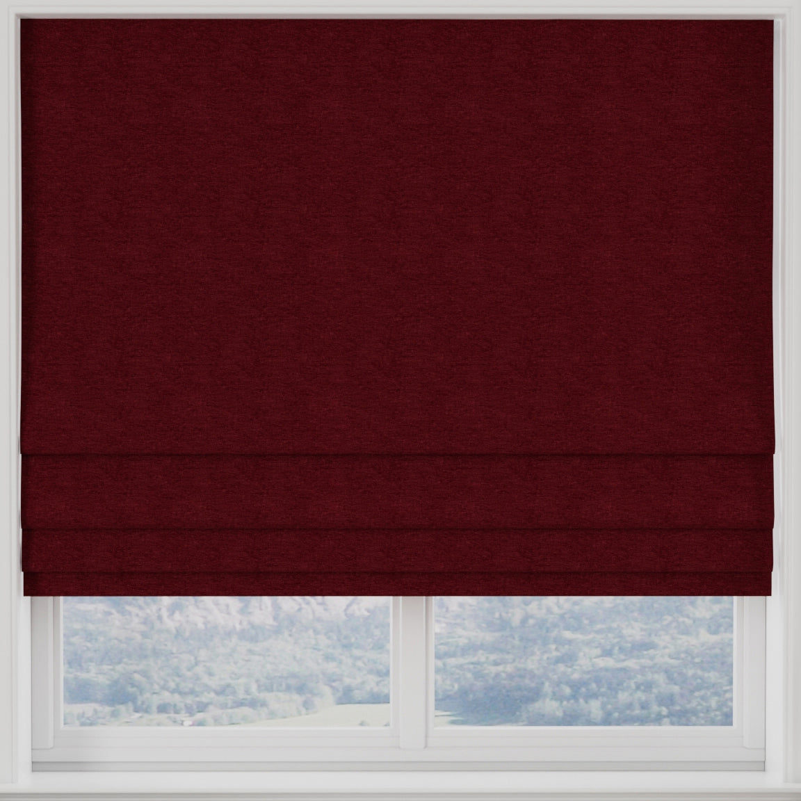 Kensington Made to Measure Roman Blind Rosso