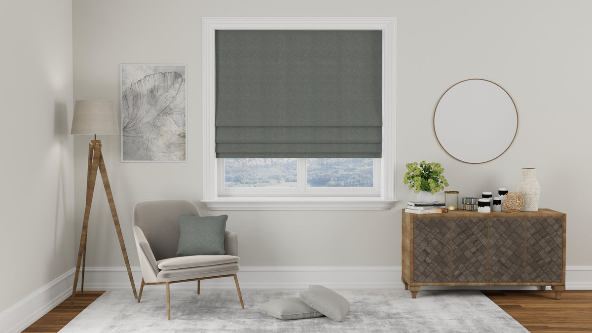 Modena Recycled Made to Measure Roman Blind Denim