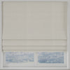 Turin Velvet Made to Measure Roman Blind Cream