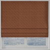 Turin Velvet Made to Measure Roman Blind Rust