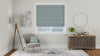 Quill Made to Measure Roman Blind Teal