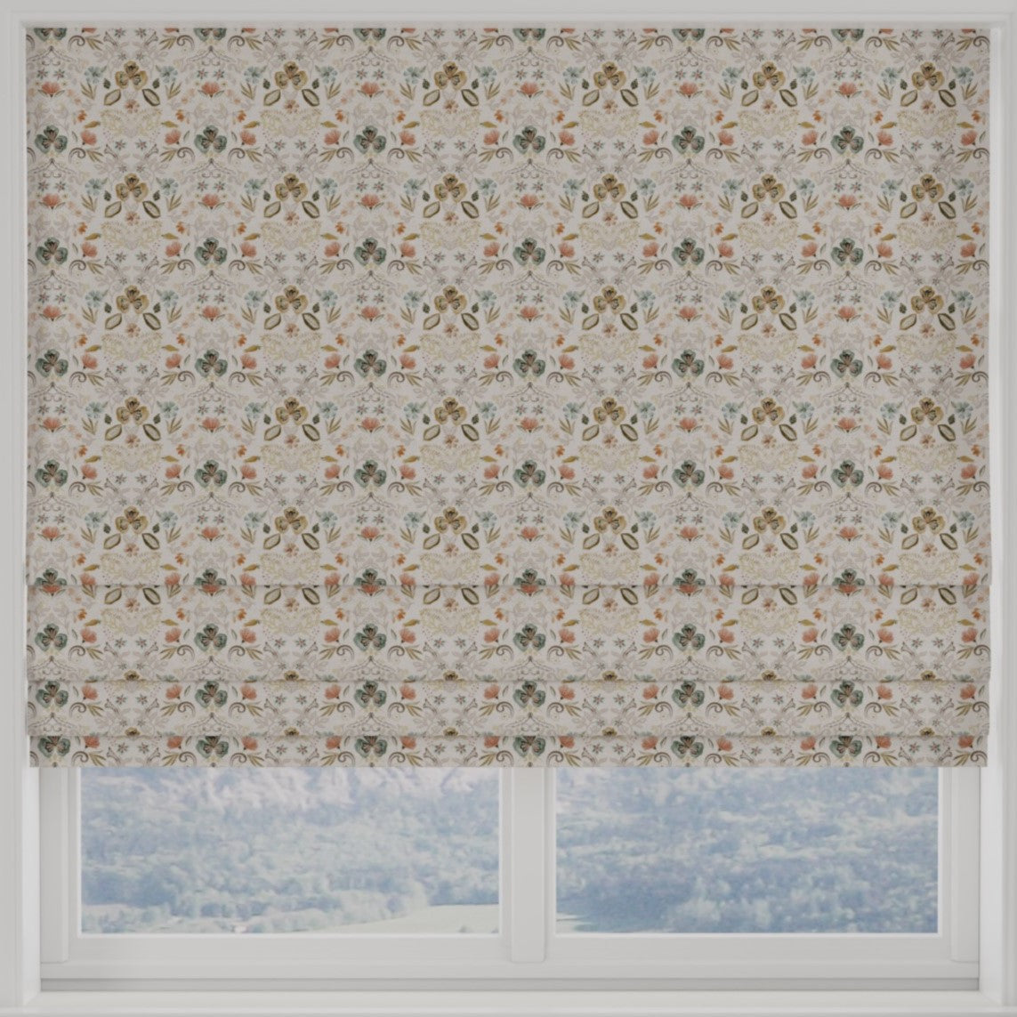 ANTE DECOR Skoll Made to Measure Roman Blind Blue