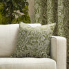 Bali Botanical Jacquard Filled Cushion 50cm x 50cm Olive