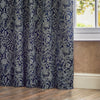 Bali Botanical Jacquard Ready Made Eyelet Curtains Midnight