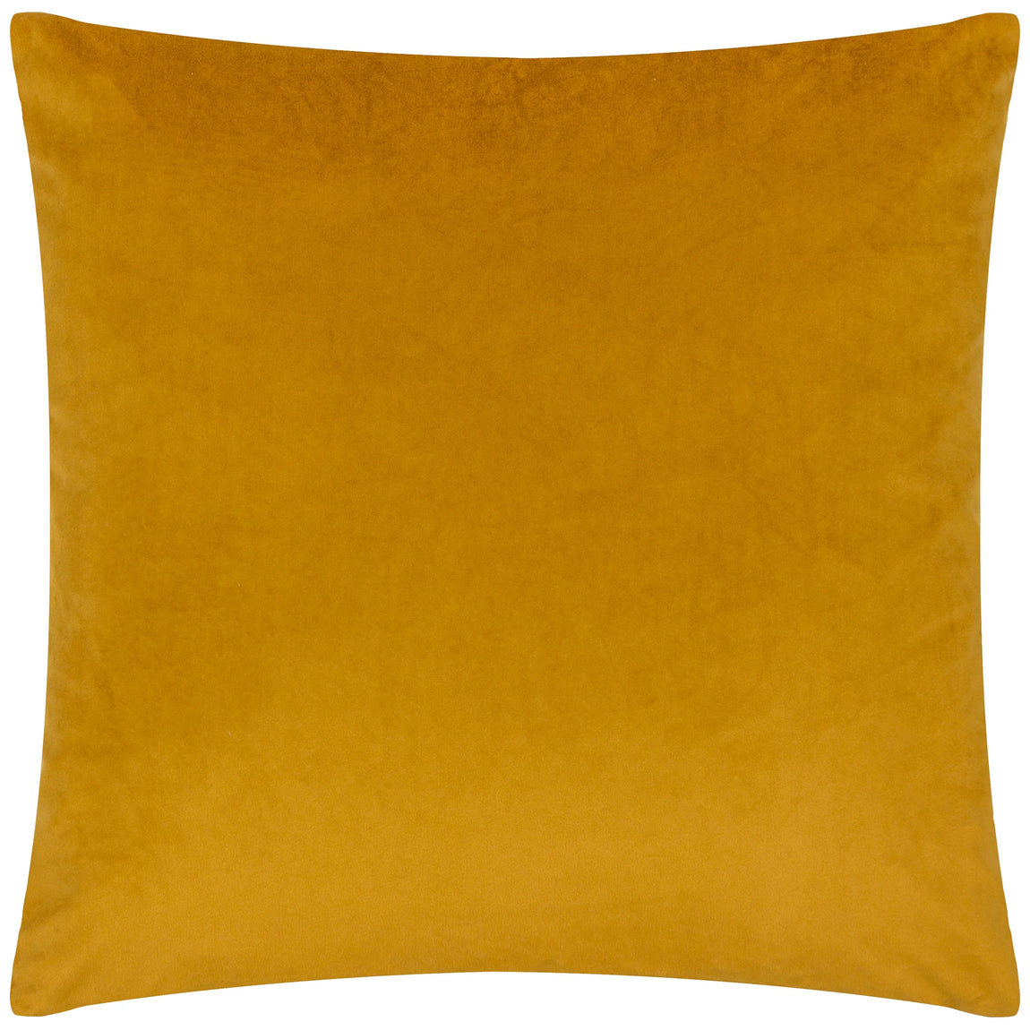 Bardot Cut Velvet Filled Cushion 50cm x 50cm Gold Blue
