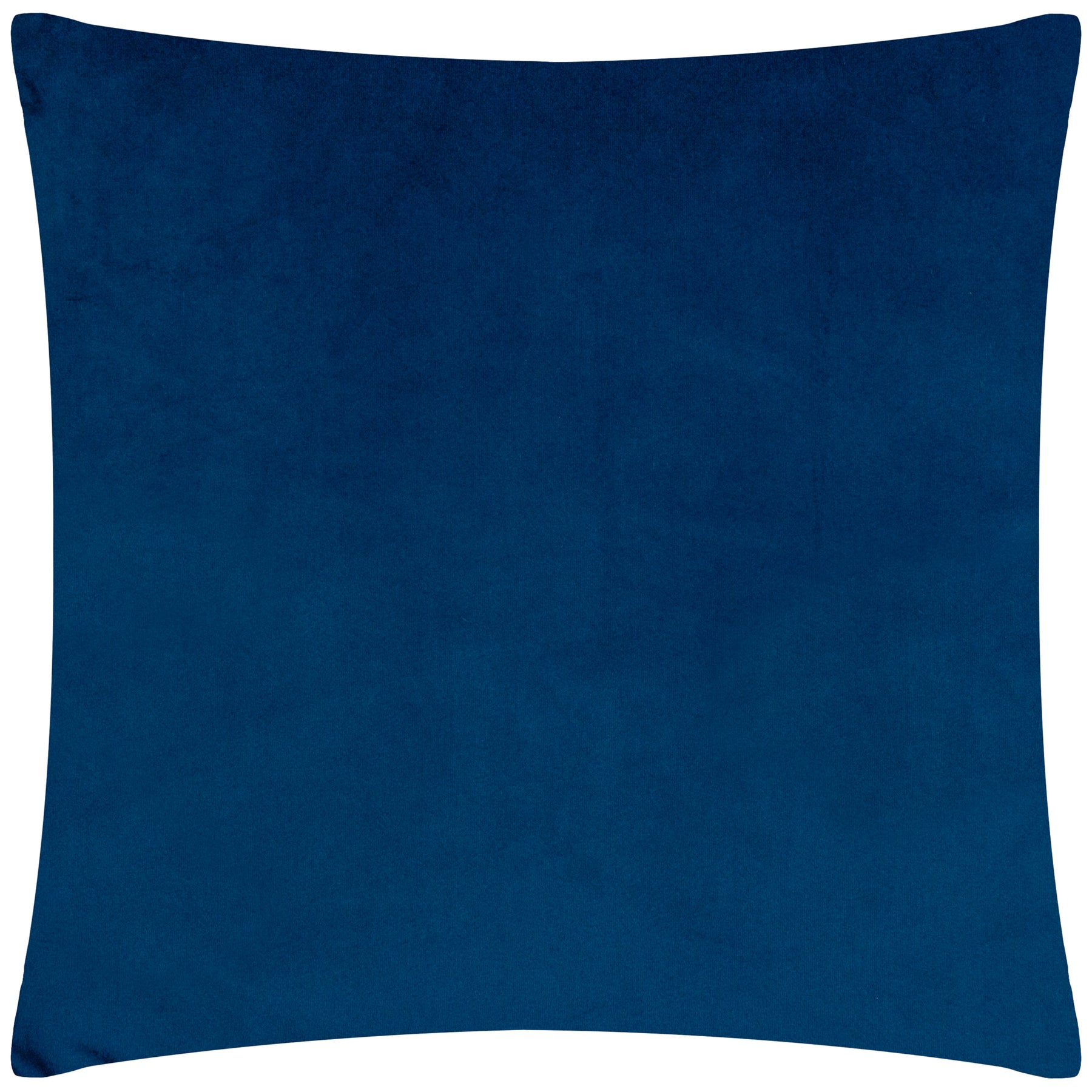 Bardot Cut Velvet Filled Cushion 50cm x 50cm Magenta Blue