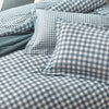 Barton Check Reversible Duvet Cover Bedding Set Navy