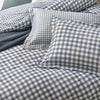 Barton Check Reversible Duvet Cover Bedding Set Navy