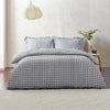 Barton Check Reversible Duvet Cover Bedding Set Navy