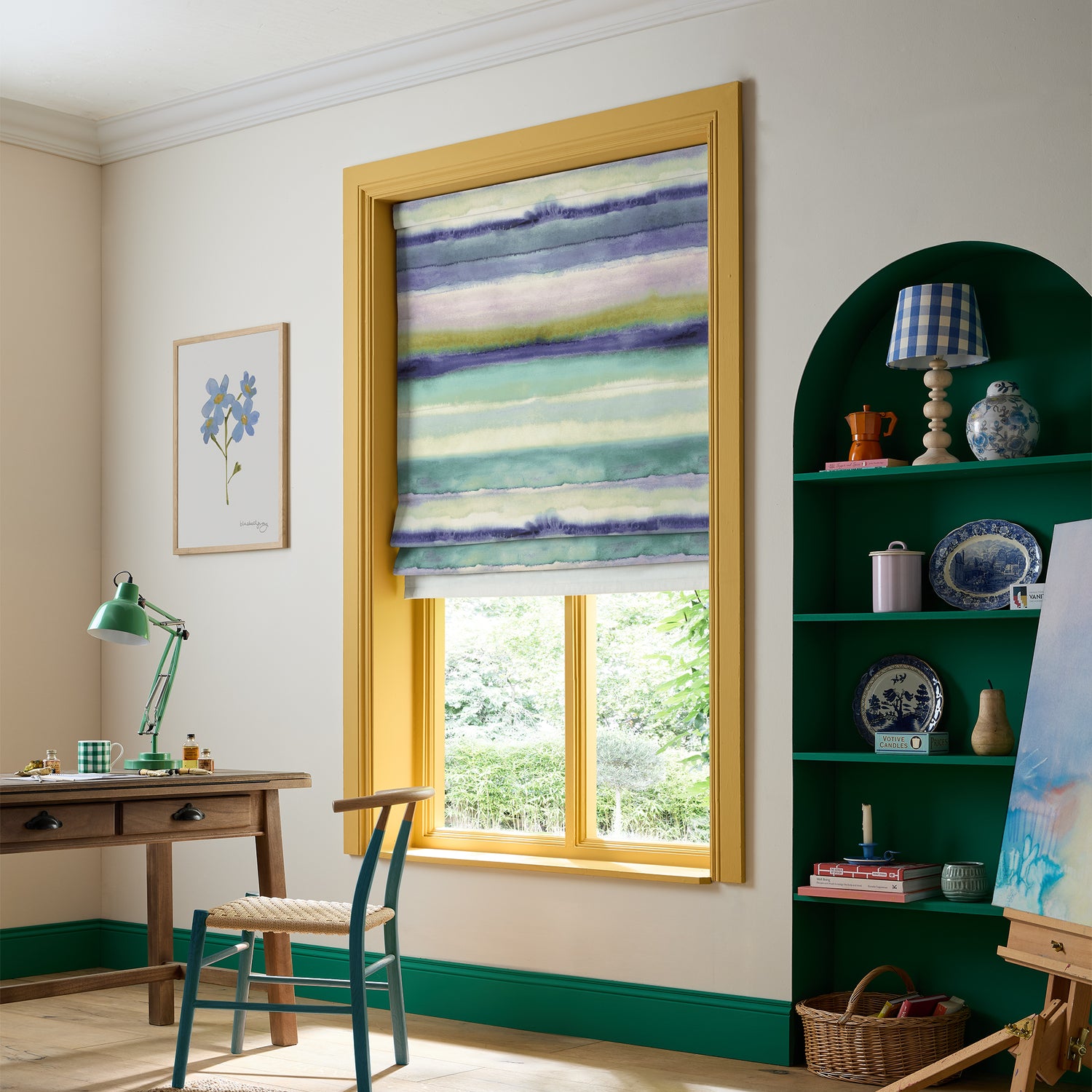 Bluebellgray Hebrides Made To Measure Roman Blind Atlantic
