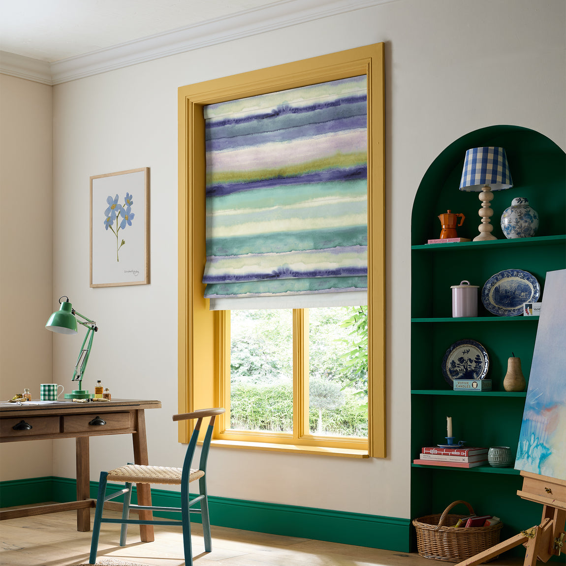 Bluebellgray Hebrides Made To Measure Roman Blind Atlantic