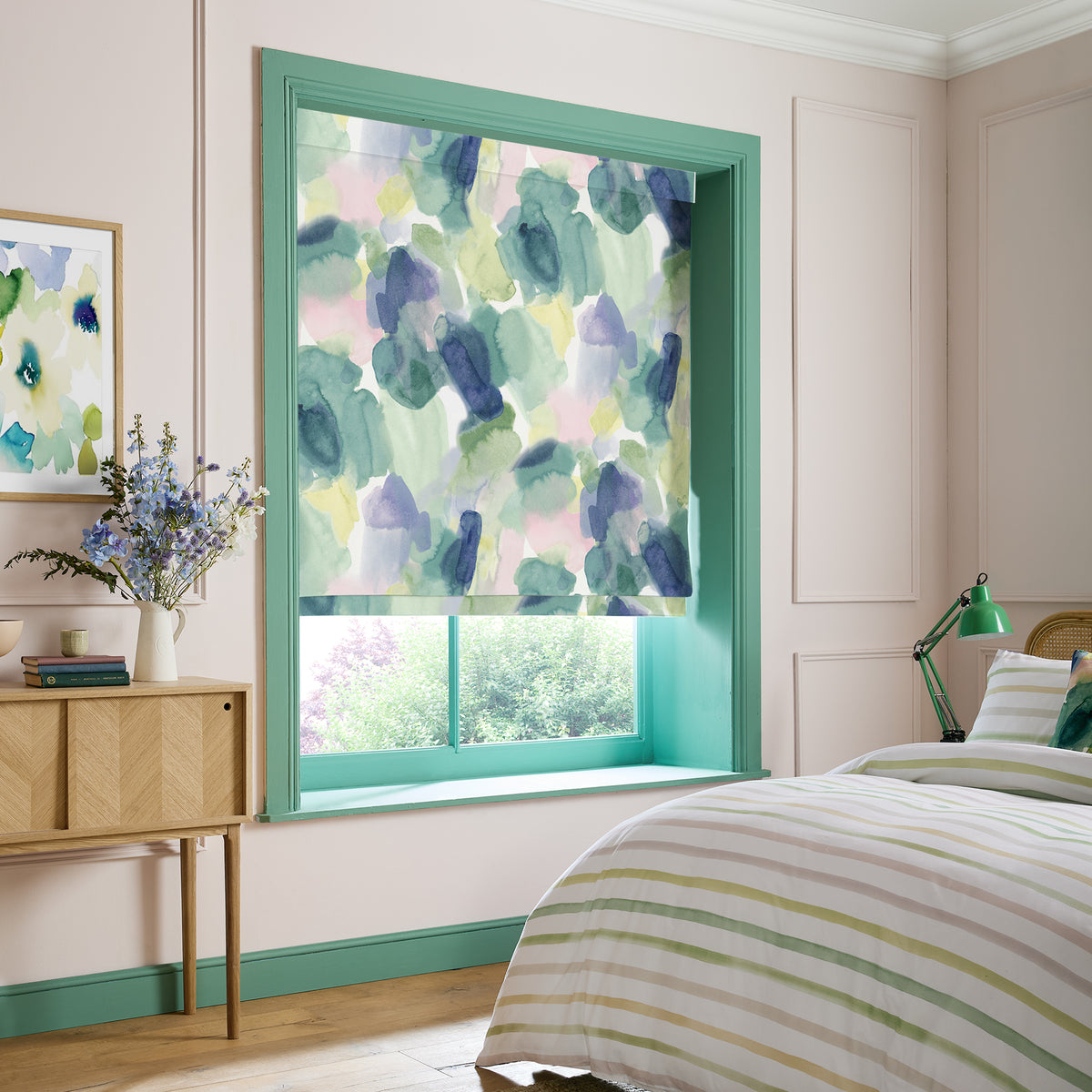 Bluebellgray Lochaber Made To Measure Roman Blind Multi