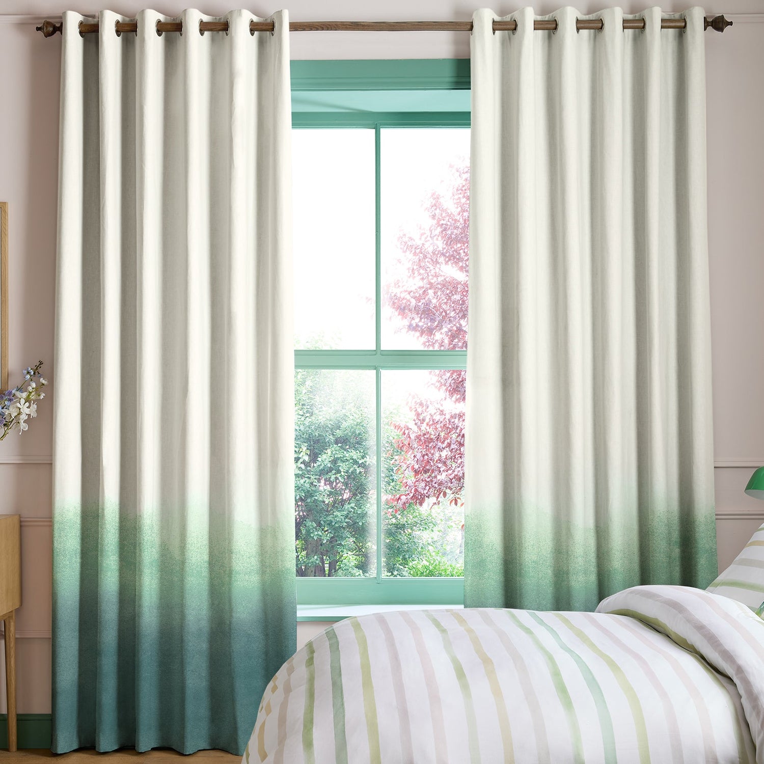 Bluebellgray Ombre Made To Measure Curtains Teal